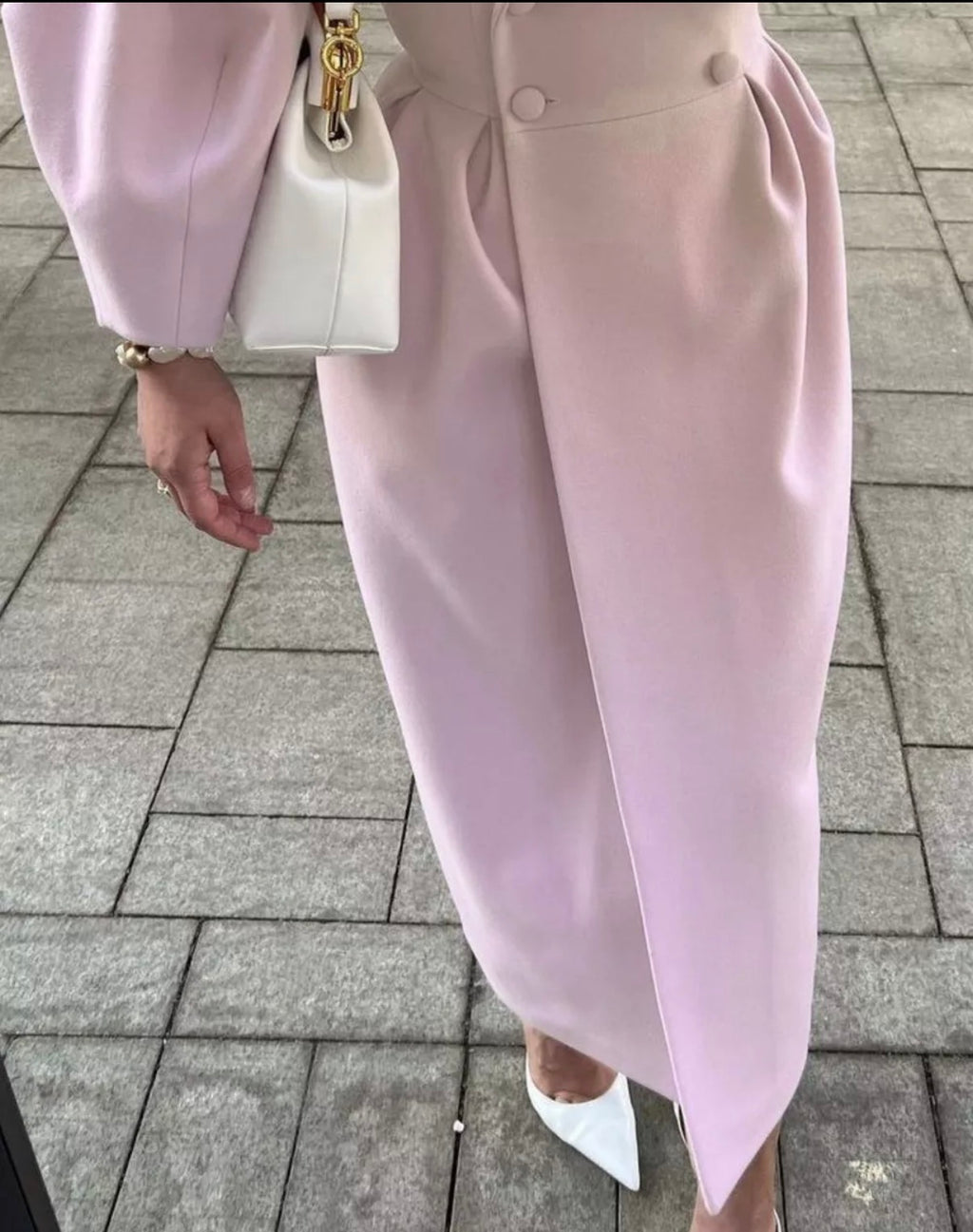 Double-Breasted Longline Coat
