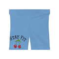 Cherry Logo Biker Shorts | Goddess Beauty Fitness Print - Godess beauty  #
