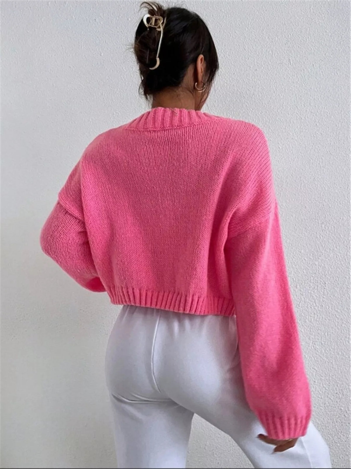 Cloud Button Up Knit Cardigan - Godess Beauty  #