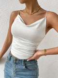 Cowl Neck Cami Top - Godess beauty  #