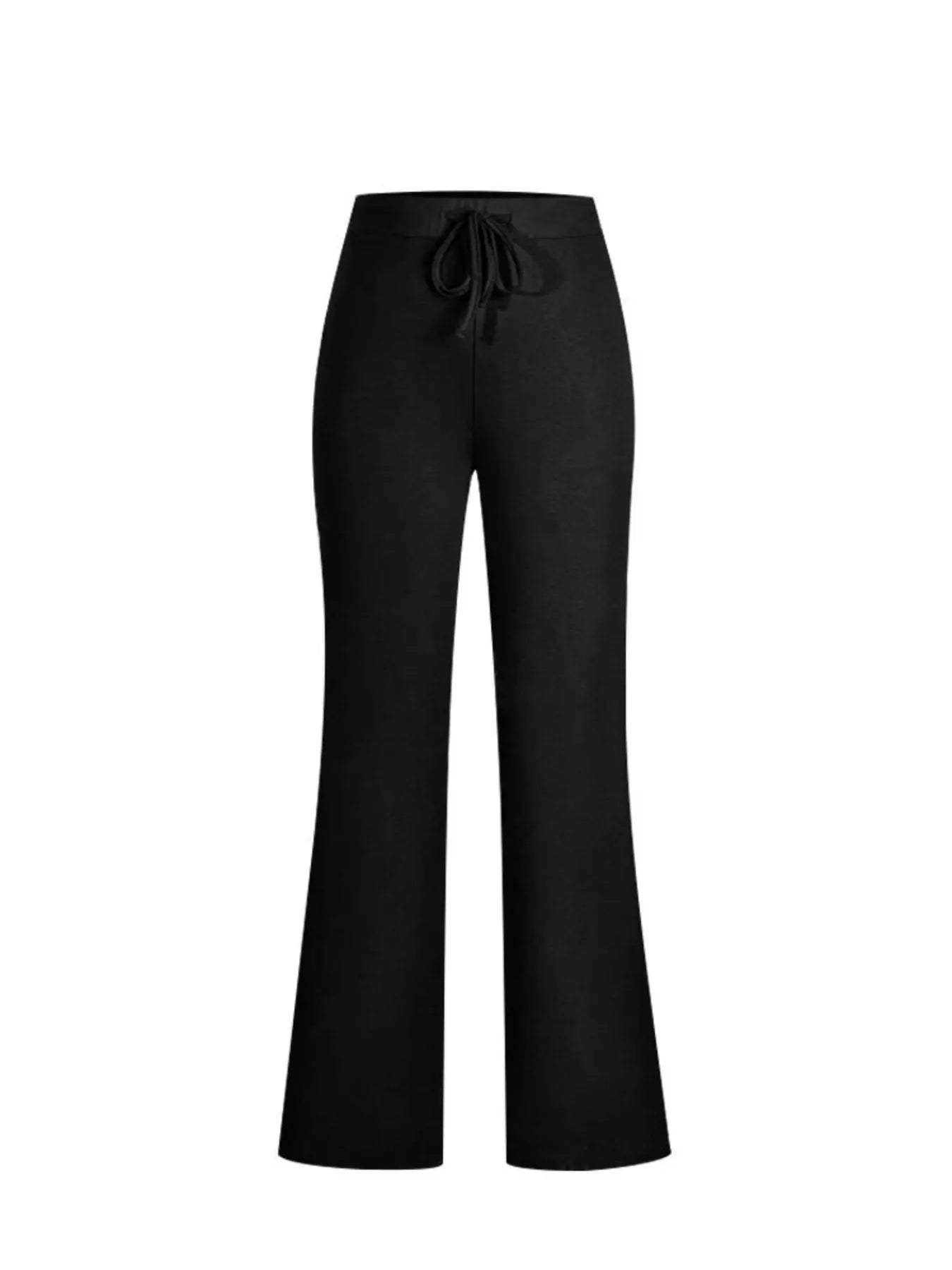 Crop Top and Wide Leg Pants Matching Set - Godess beauty  #