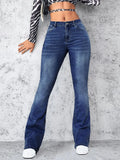 High Rise Jeans with Pockets - Godess beauty  #