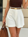 High-Waisted Shorts - Godess beauty  #