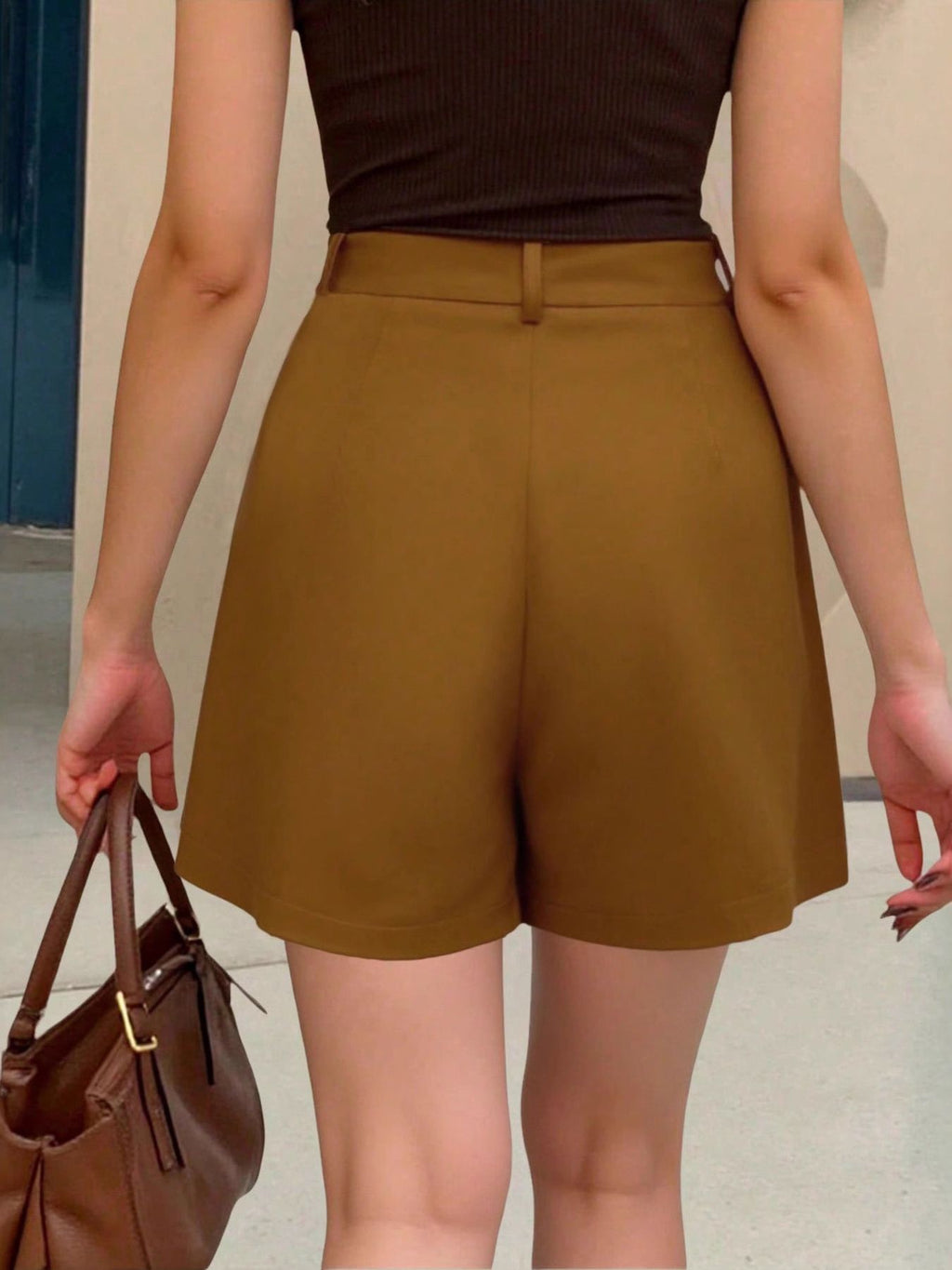 High-Waisted Shorts - Godess beauty  #