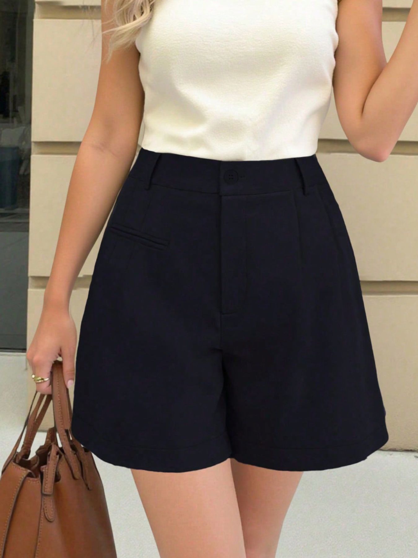 High-Waisted Shorts - Godess beauty  #