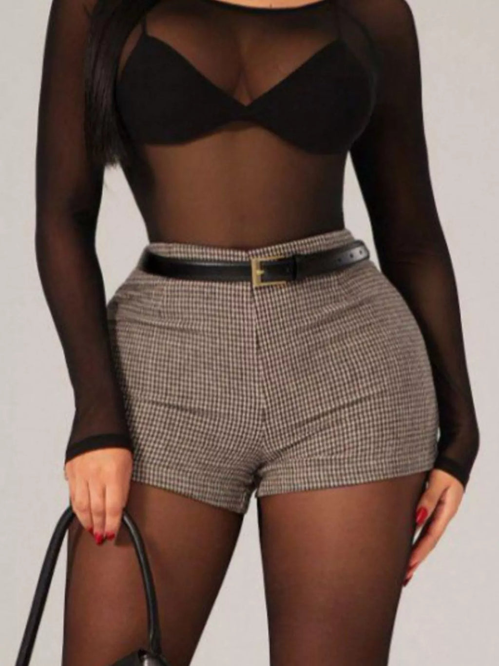 High-Waisted Shorts - Godess beauty  #