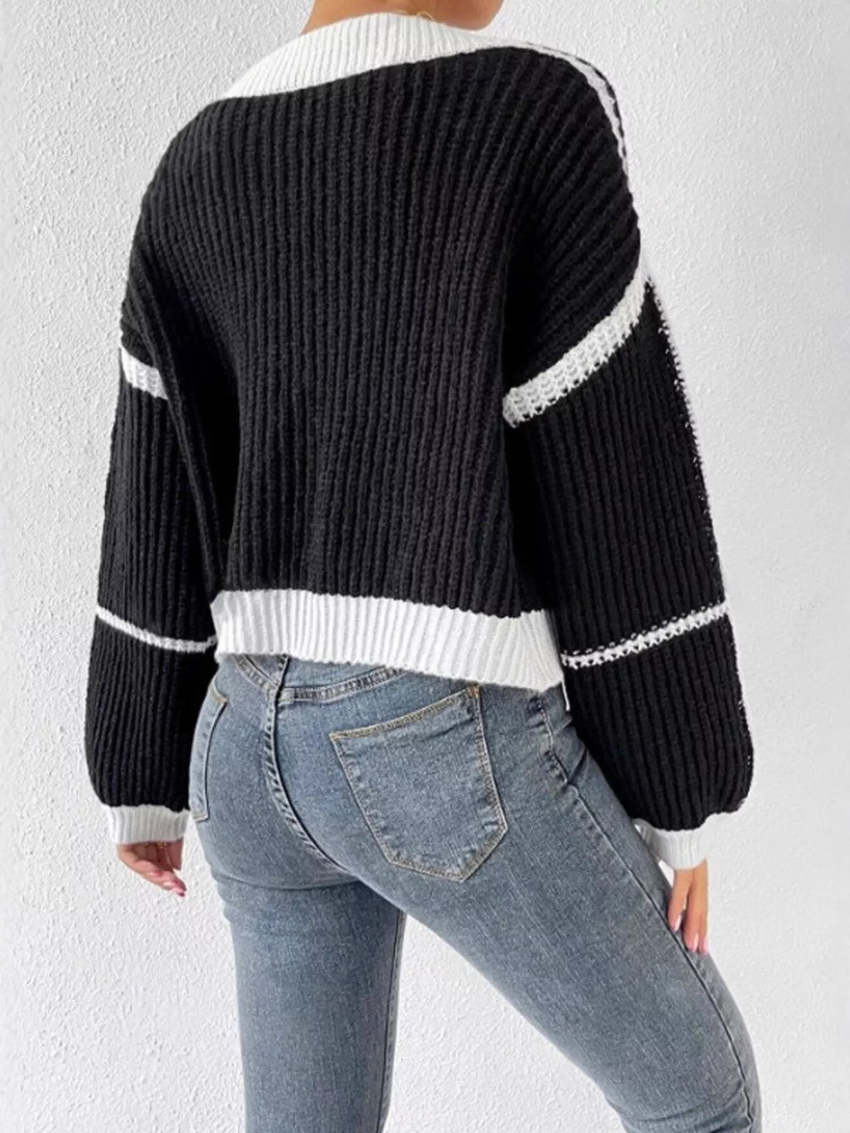 Open Front Long Sleeve Cardigan - Godess Beauty  #
