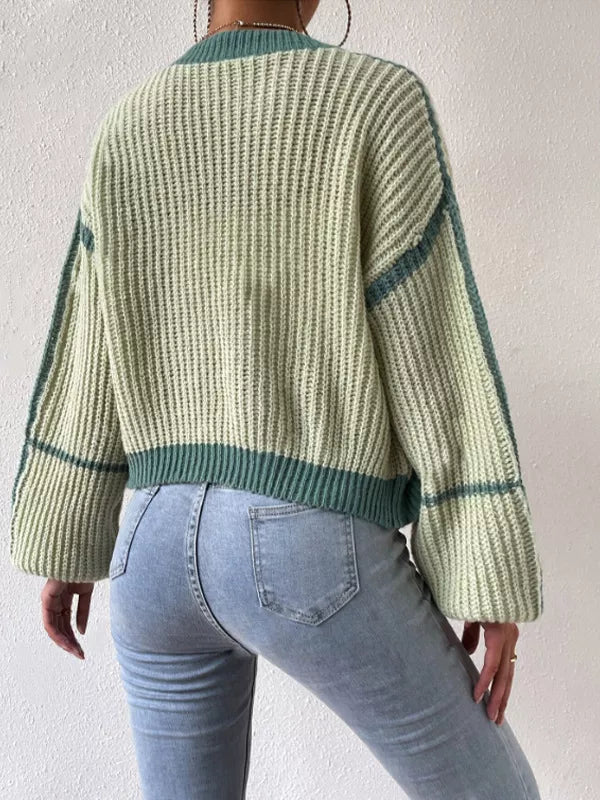 Open Front Long Sleeve Cardigan - Godess Beauty  #
