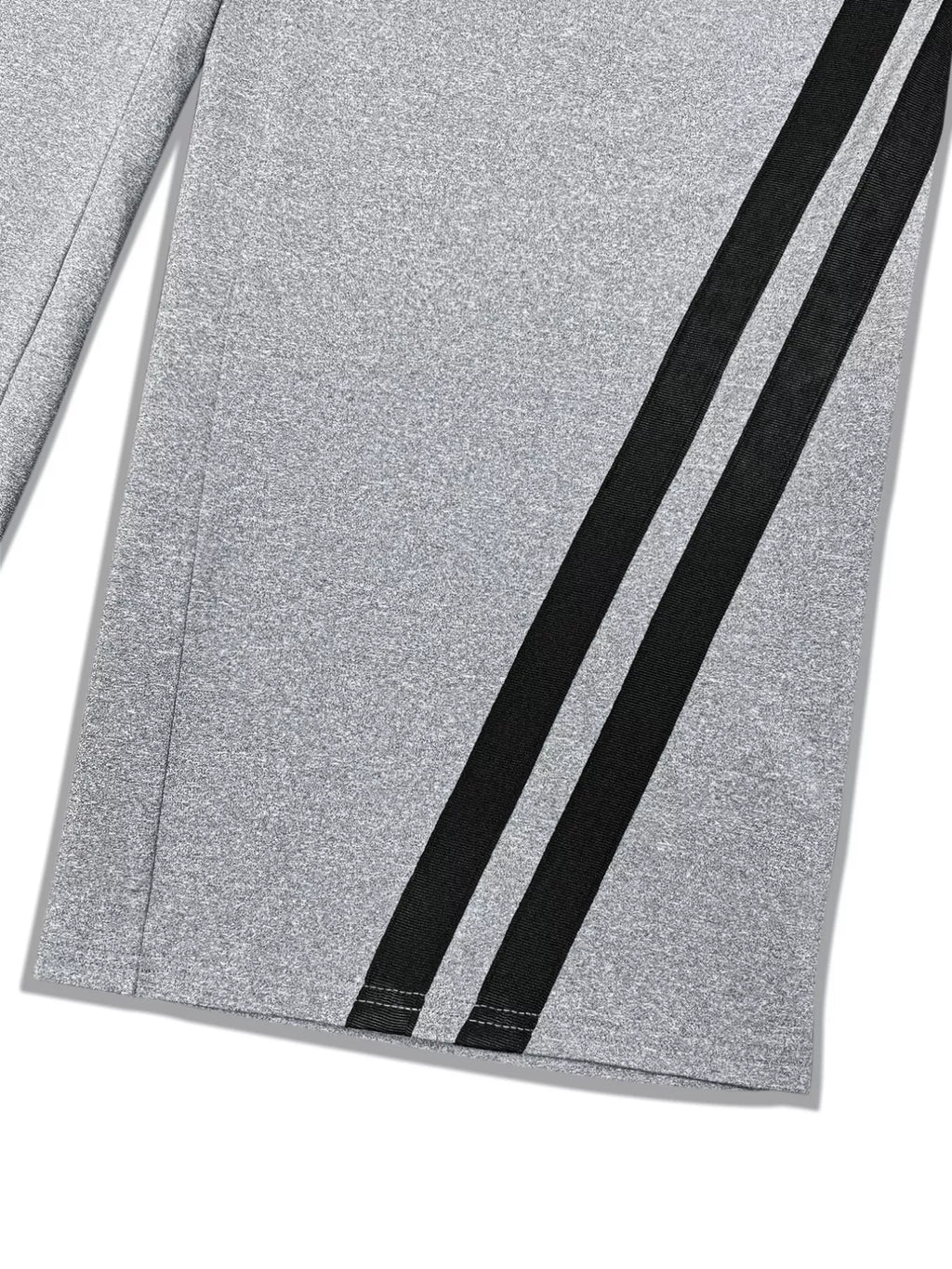 Plus Size Striped Contrast Wide Leg Pants - Godess beauty  #