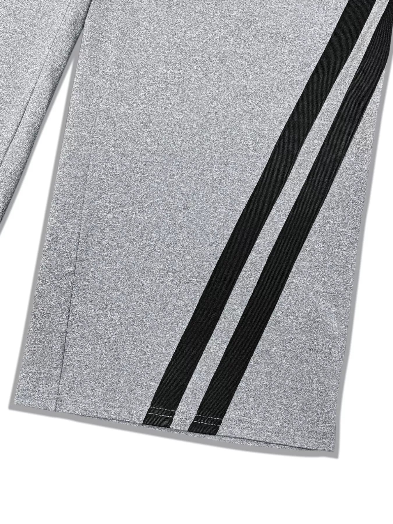 Plus Size Striped Contrast Wide Leg Pants - Godess beauty  #