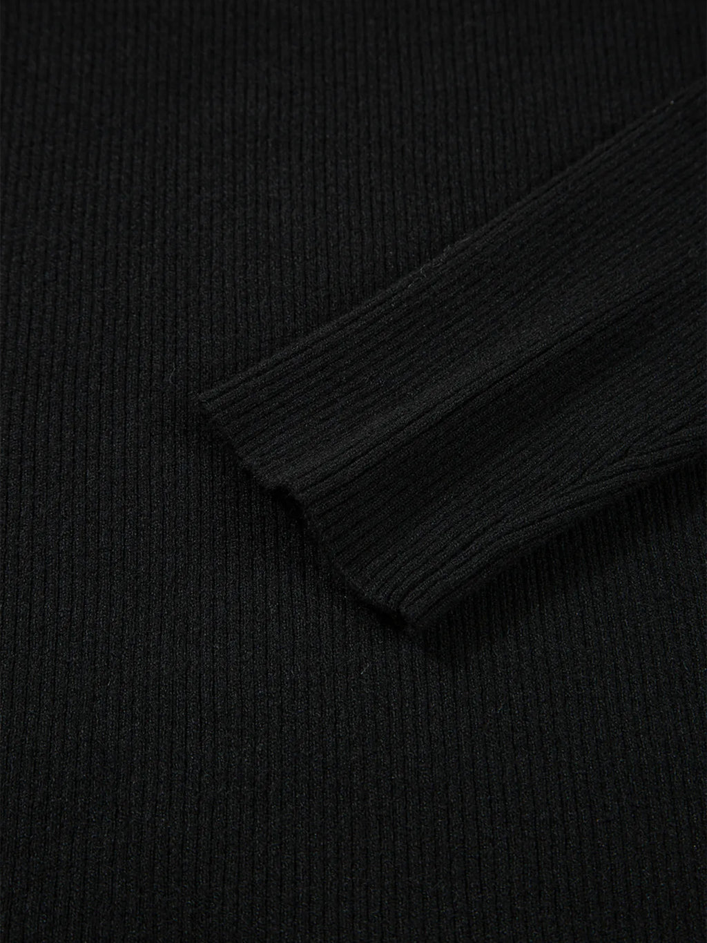 Ribbed Knit Cold Shoulder Sweater - Godess Beauty  #