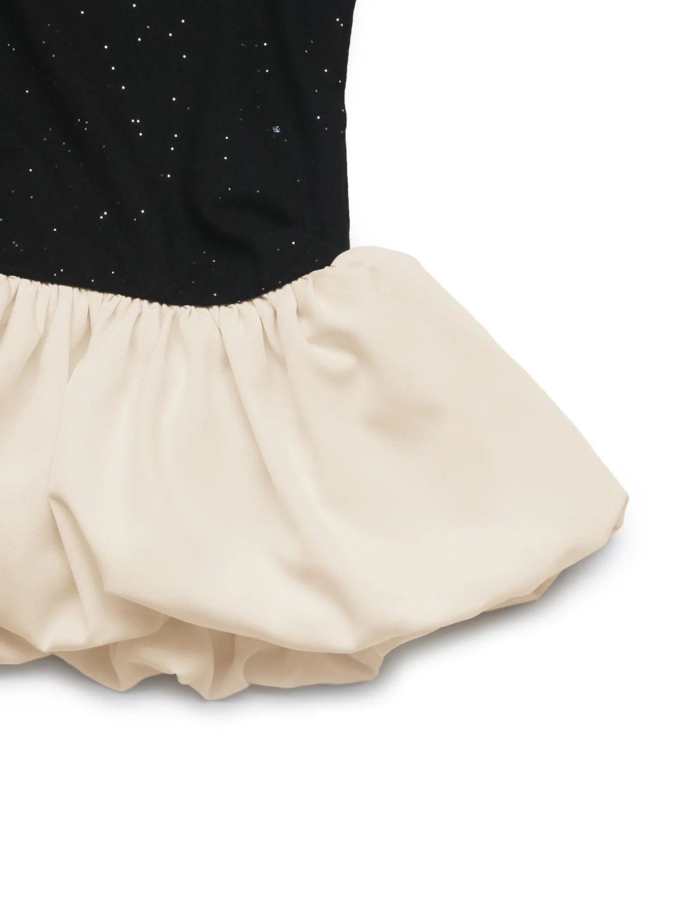 Ruffled Bubble Hem Tube Top - Godess beauty  #