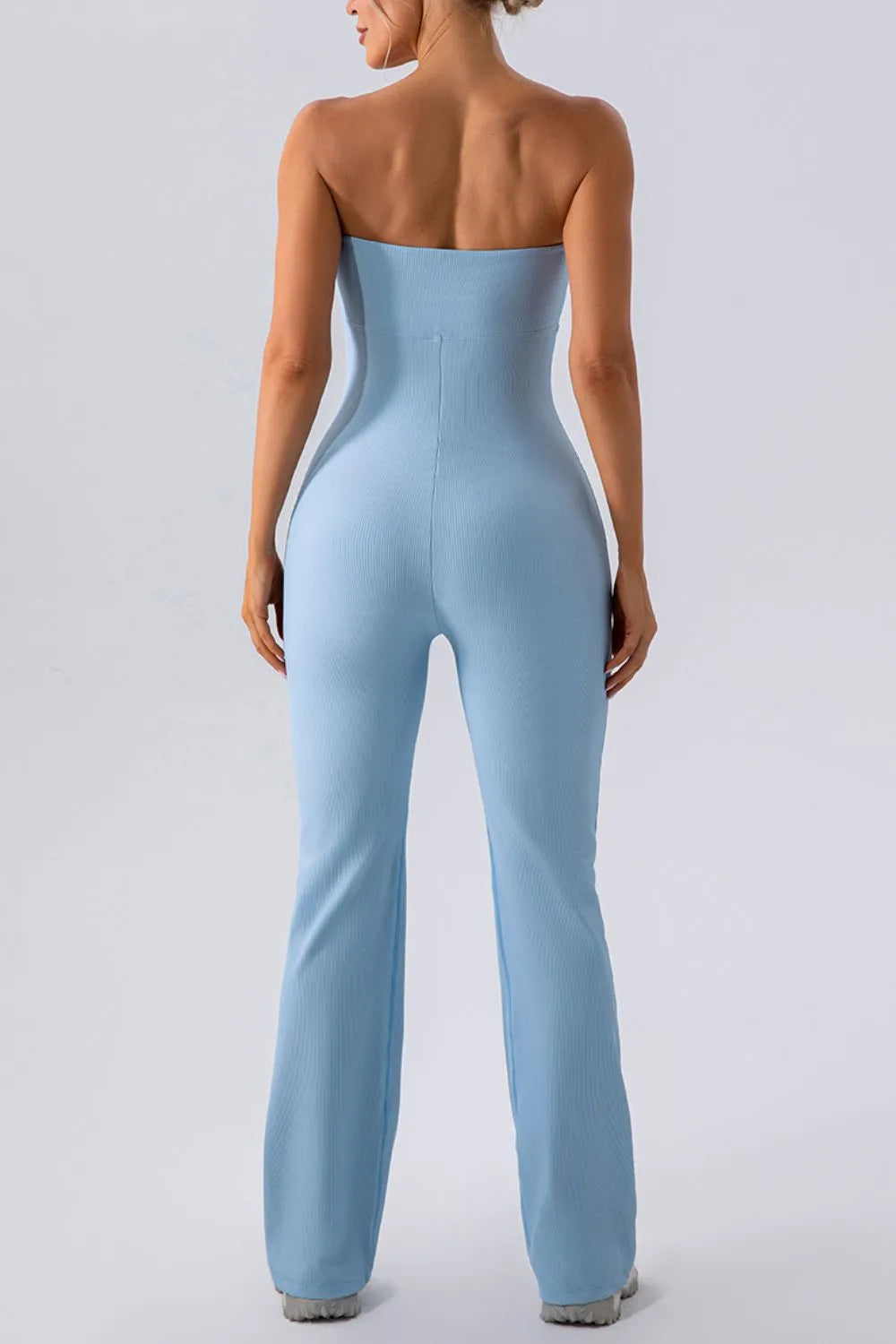 Sleeveless Straight Active Jumpsuit - Godess beauty  #