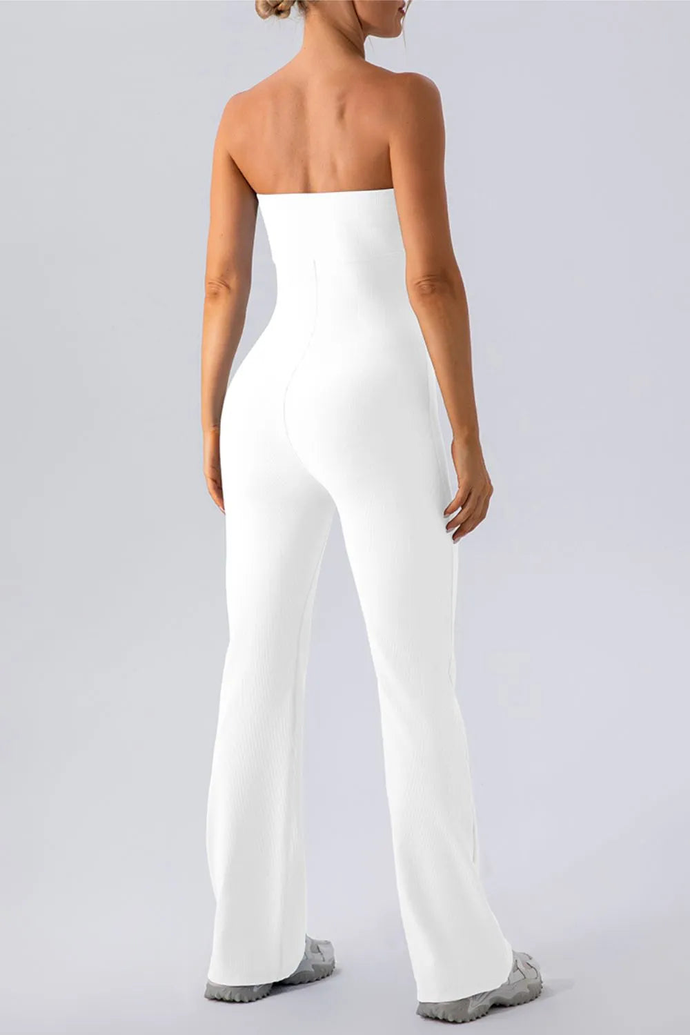 Sleeveless Straight Active Jumpsuit - Godess beauty  #