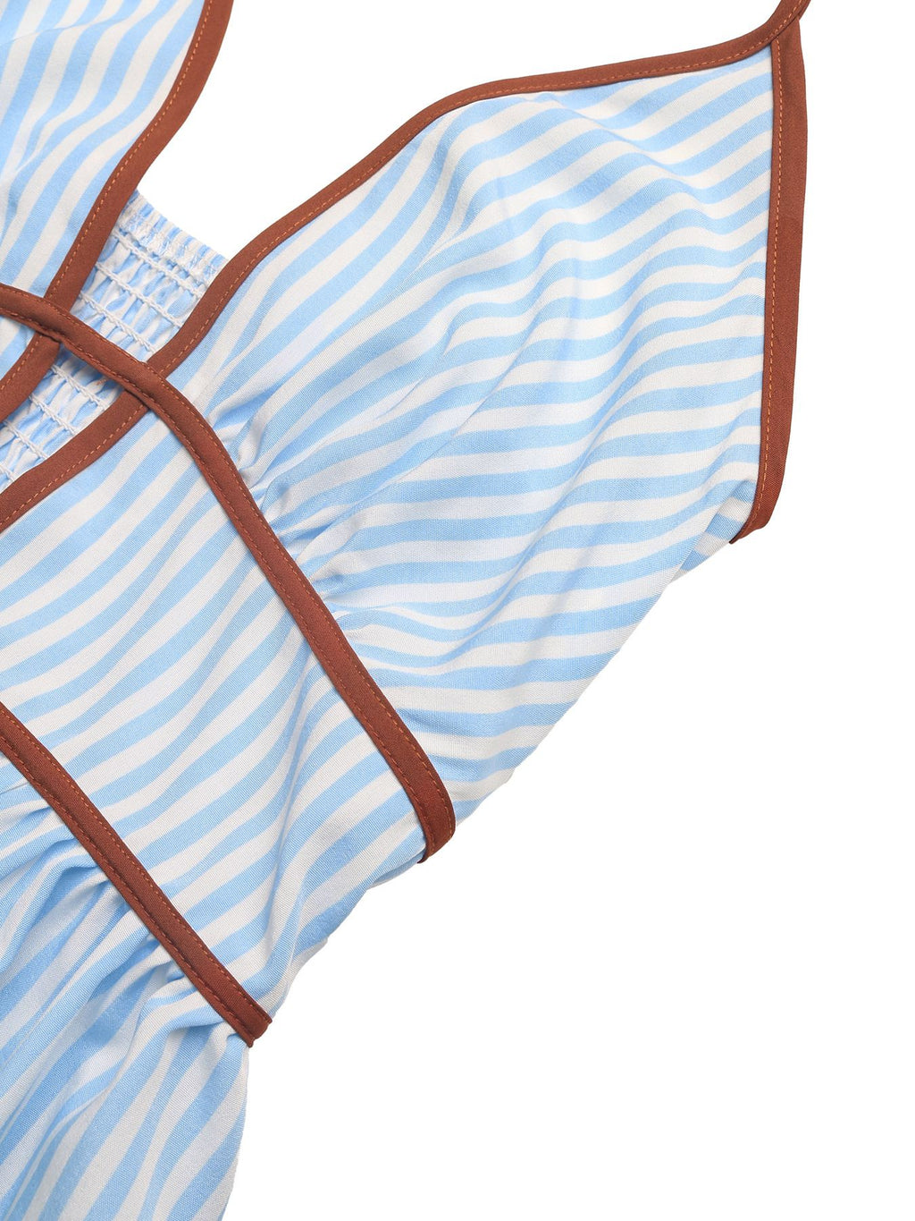 Striped halter neck maxi dress - Godess beauty  #