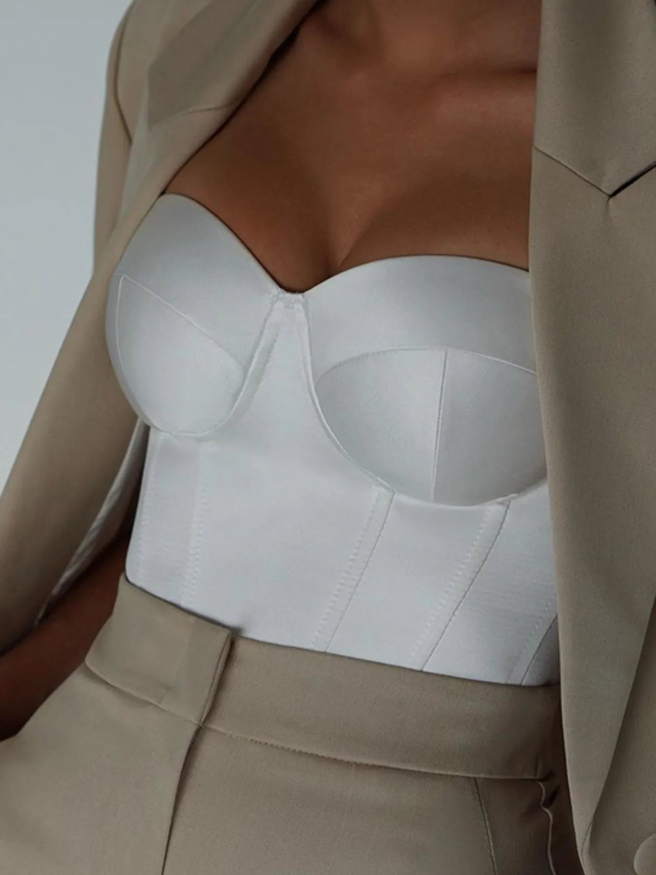 Sweetheart Neck Tube Top - Godess beauty  #