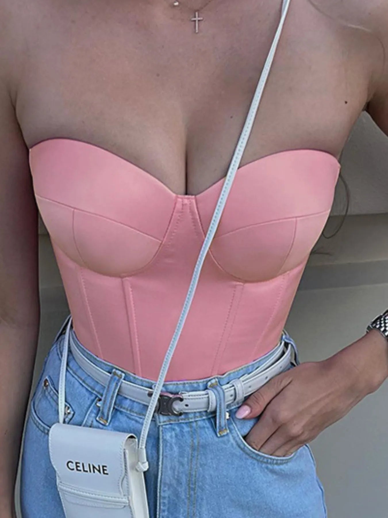 Sweetheart Neck Tube Top - Godess beauty  #
