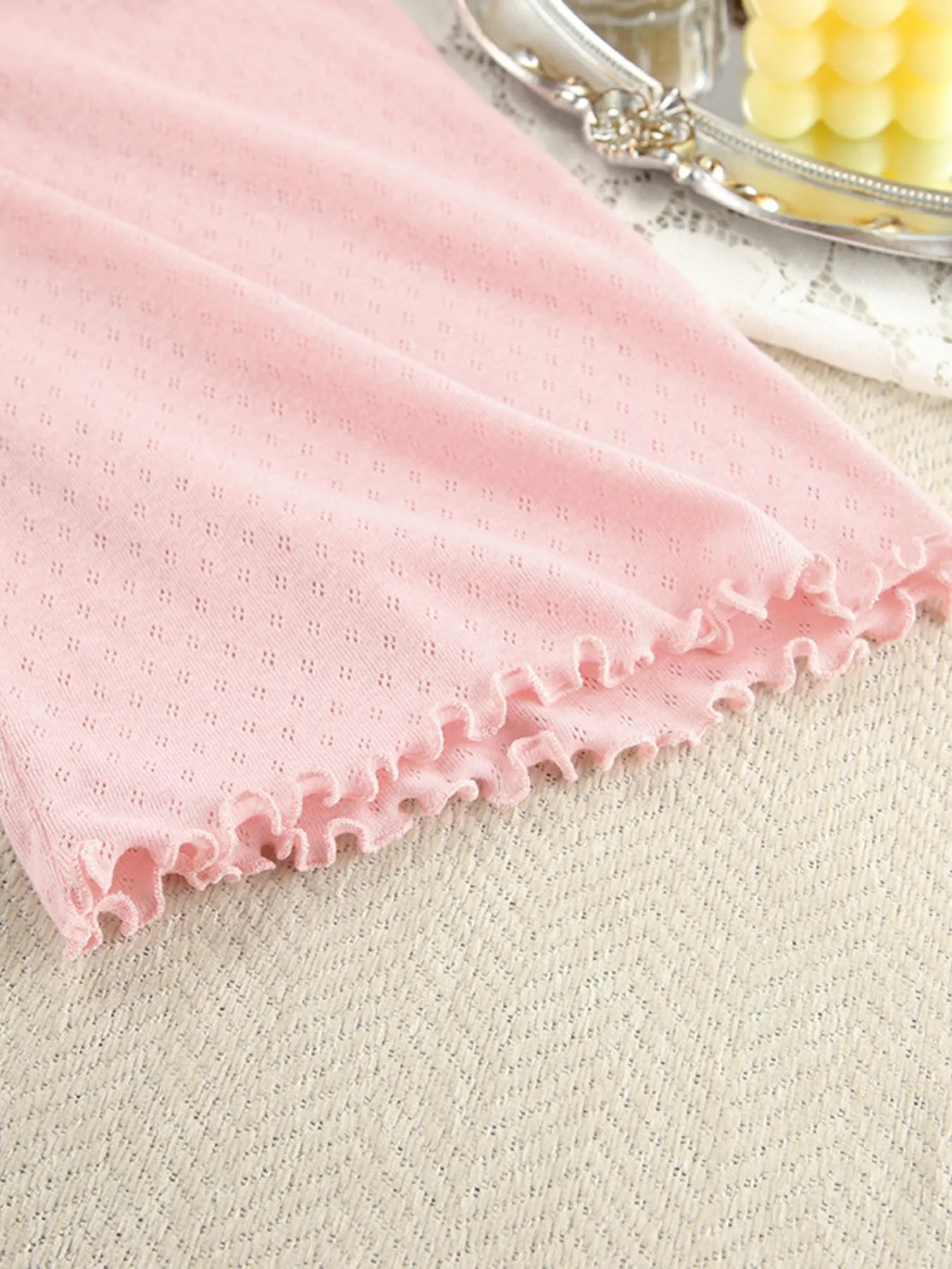 Tie Waist Kimono Sleeve Lounge Nightgown - Godess beauty  #