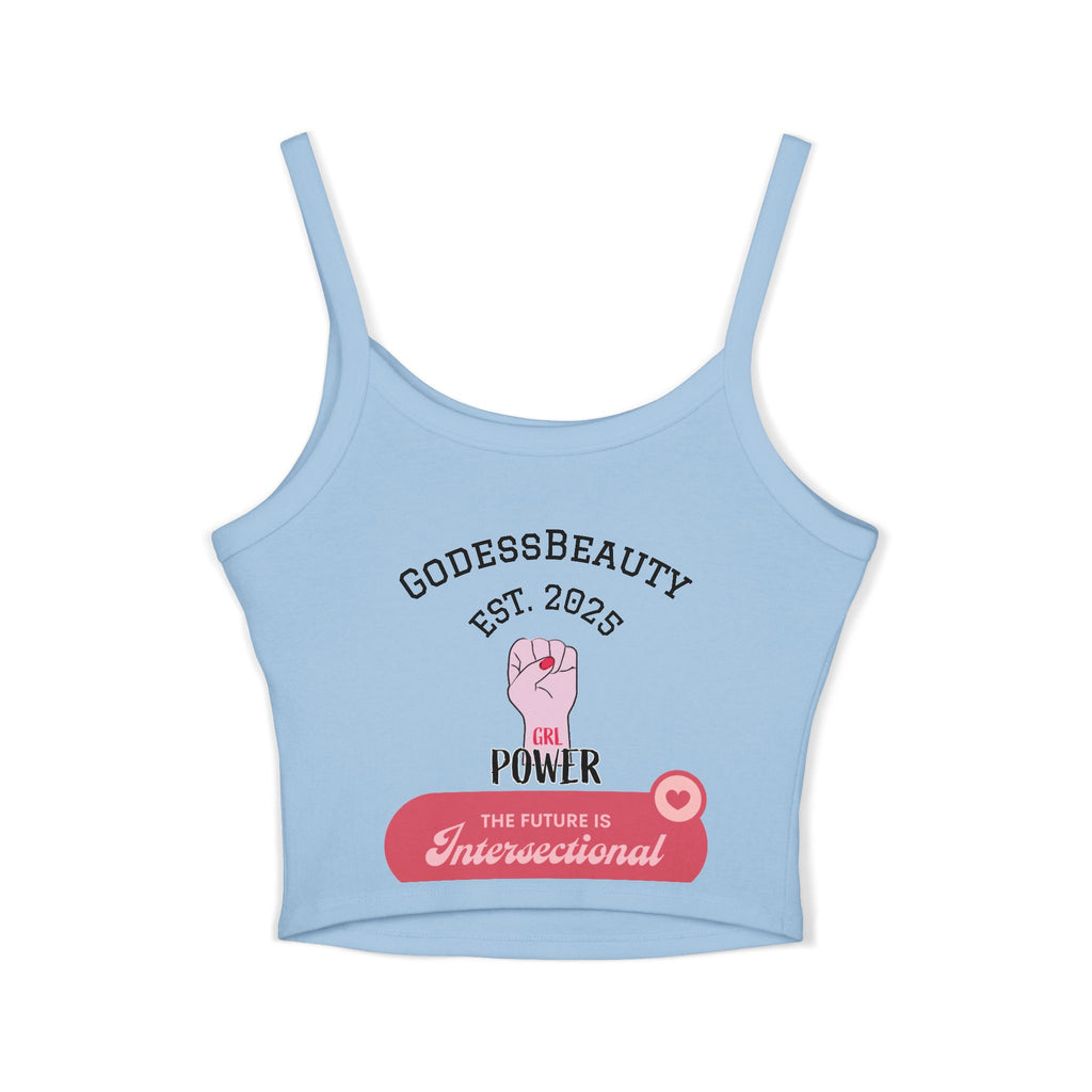 Women’s empowerment graphic cropped tank top from GODESS Beauty - Godess beauty  #