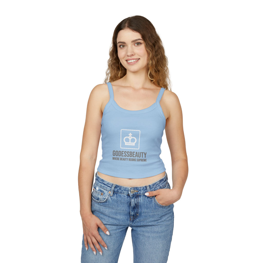 Women’s empowerment graphic cropped tank top from GODESS Beauty - Godess beauty  #