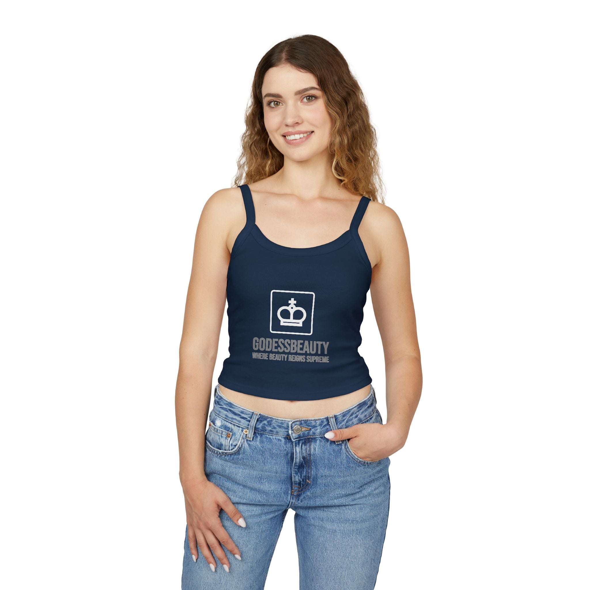 Women’s empowerment graphic cropped tank top from GODESS Beauty - Godess beauty  #