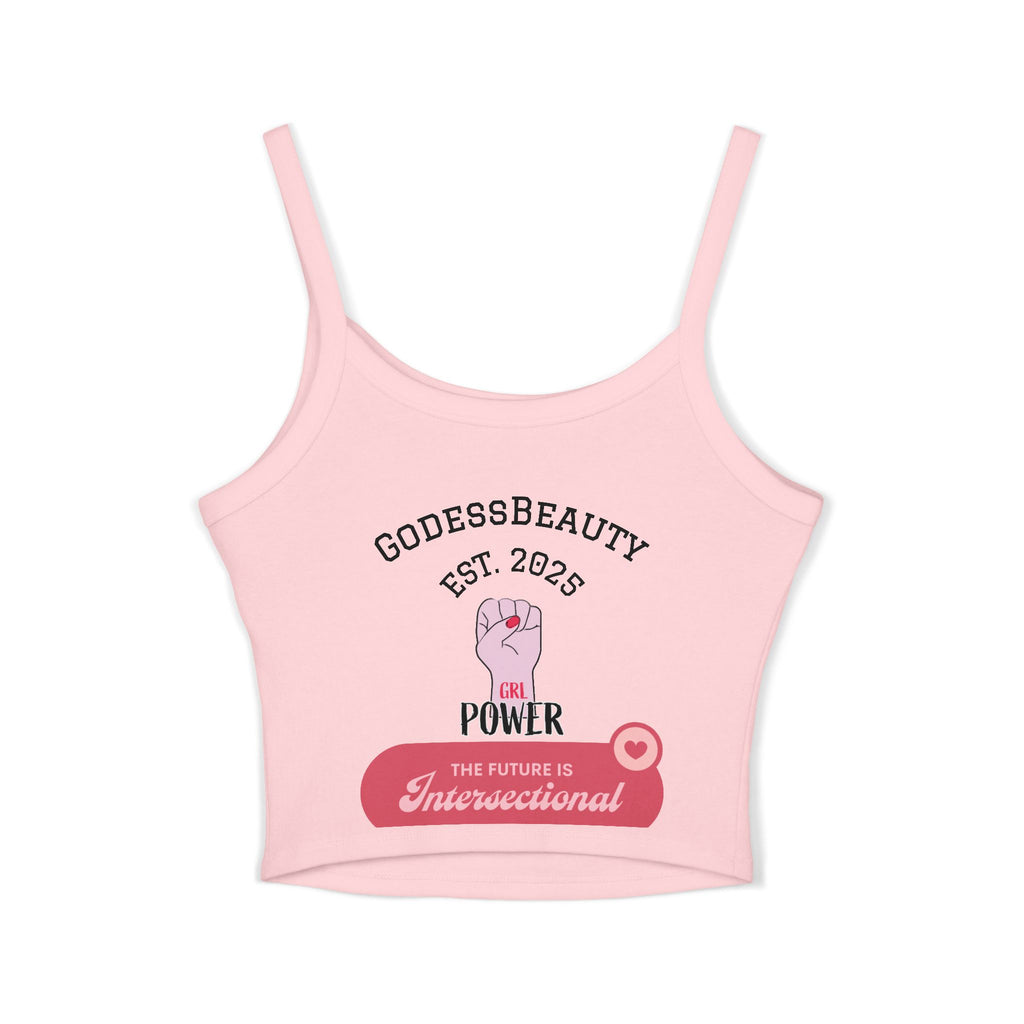 Women’s empowerment graphic cropped tank top from GODESS Beauty - Godess beauty  #