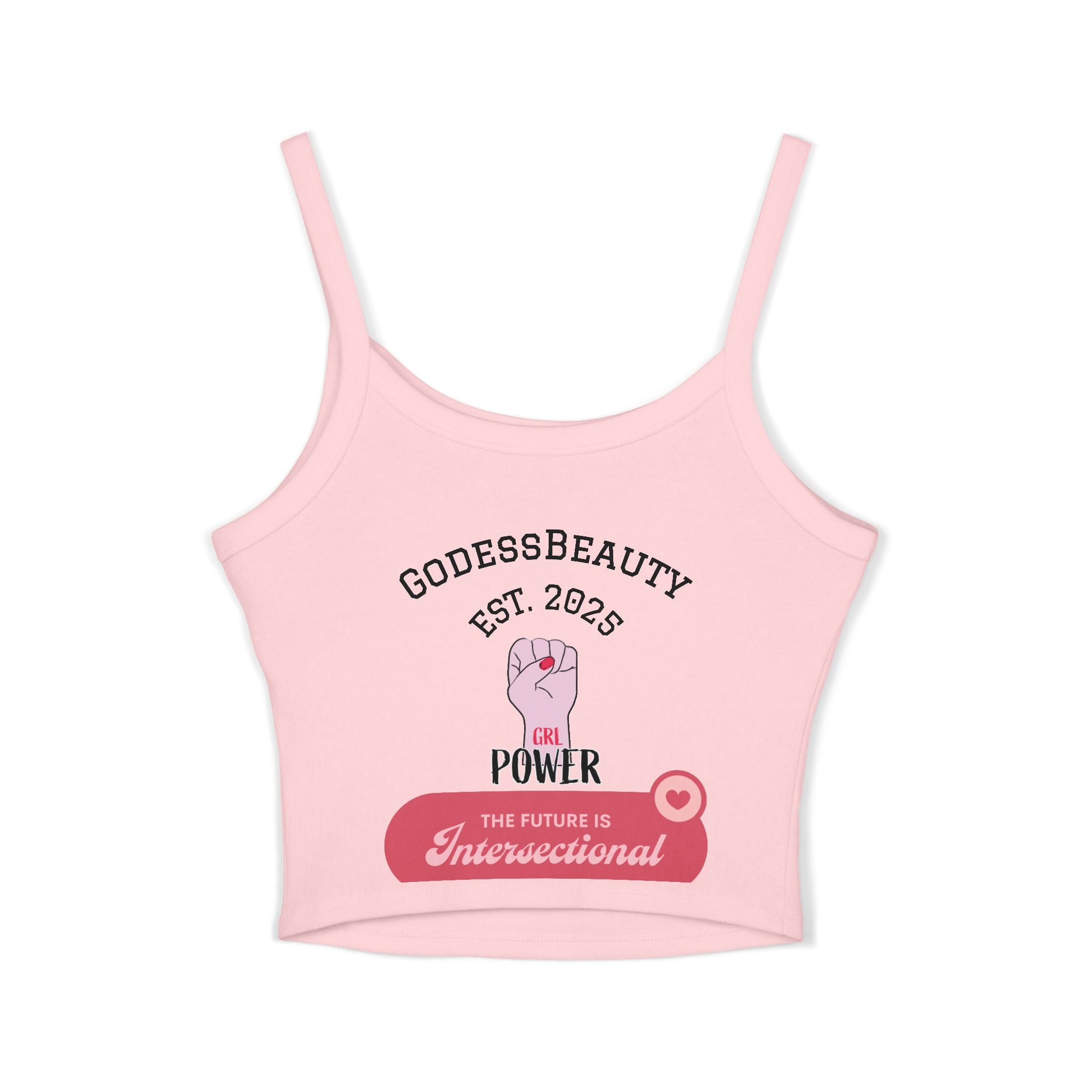 Women’s empowerment graphic cropped tank top from GODESS Beauty - Godess beauty  #