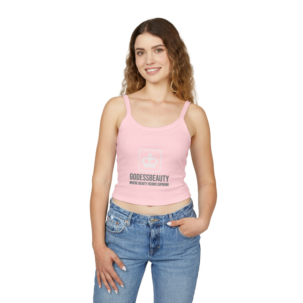 Women’s empowerment graphic cropped tank top from GODESS Beauty - Godess beauty  #